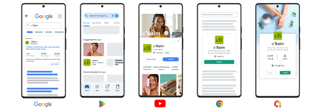 Google Universal App campaigns
