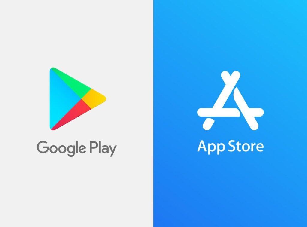 Google Play and App Store