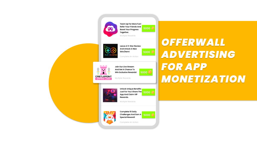 Offerwall advertising